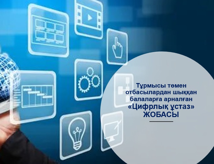 В рамках цифровизации учебного процесса в нашей школе реализуется проект «Цифровой учитель» для детей, инициированный Правительством РК во исполнении Указа Президента РК от 13 сентября 2021 года №659.